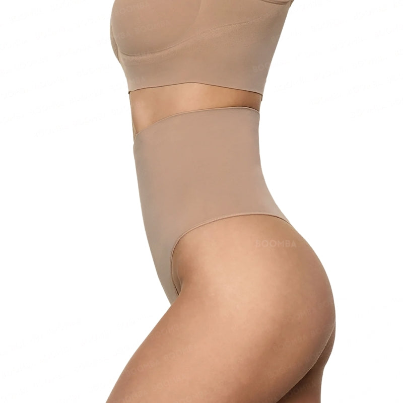BOOMBA Low-Waisted Shapers – Seamless Thong Shapewear for a