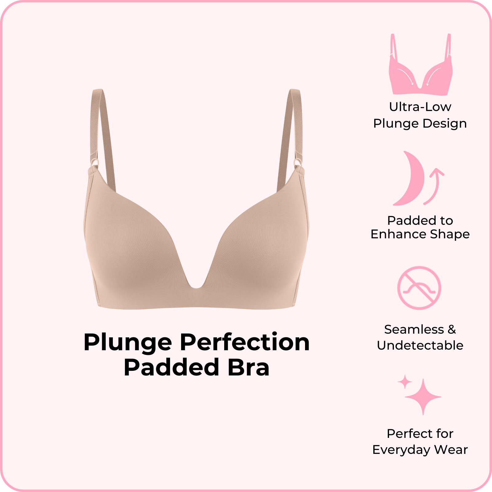 Plunge Perfection Padded Bra